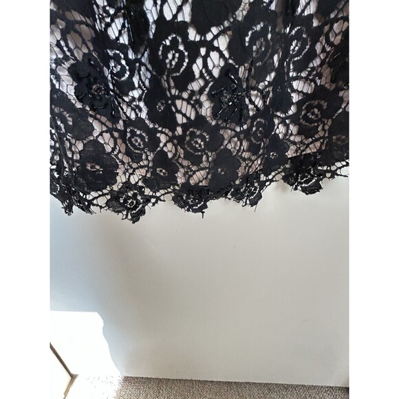 JS Boutique Womens Black Lace & Sequin Cocktail Dress Size 4 - Picture 4 of 16